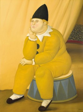 penseur Fernando Botero Peinture à l'huile